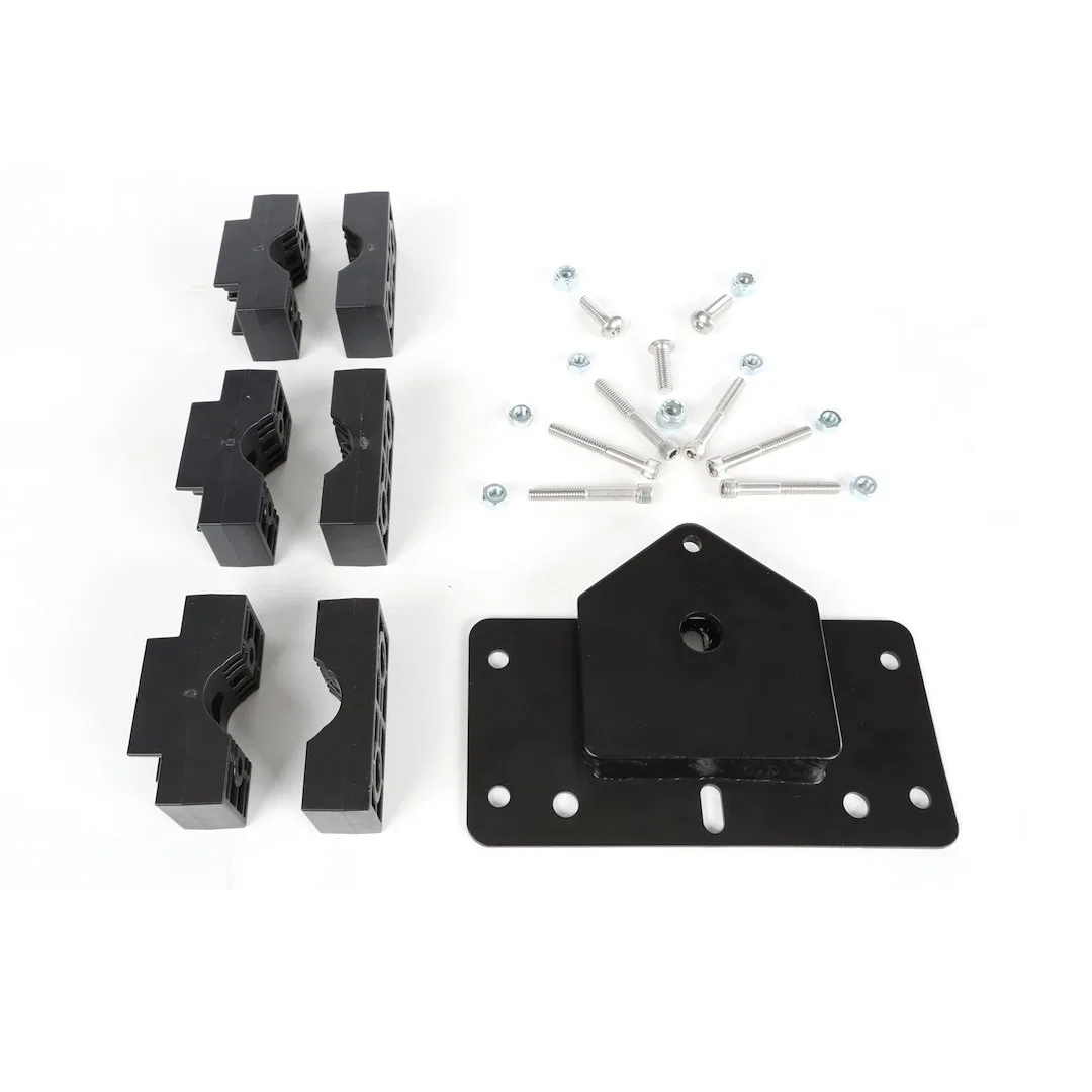 WX1102 – WATERPORT Camp Shower Mount, Bar Or Rail Mount For WaterPORT Day Tank™ Camp Showers Powder Coated Black Soli...